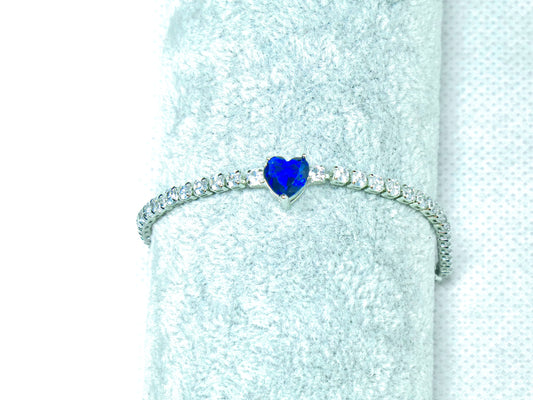Bratara Tennis Inima Albastra