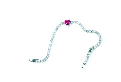 Bratara Tennis Inima Roz