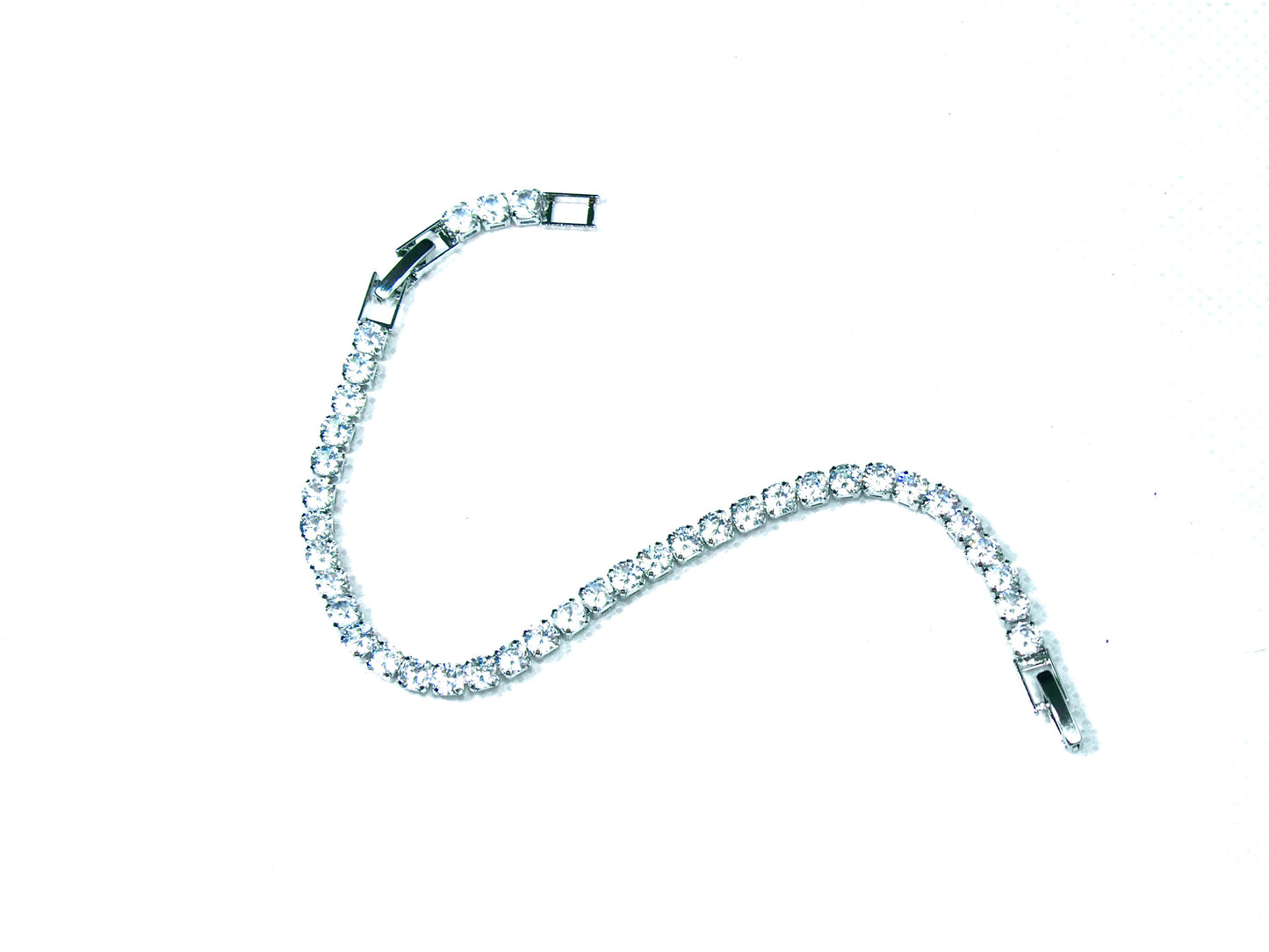 Set Lant Tennis + Bratara Tennis Transparent