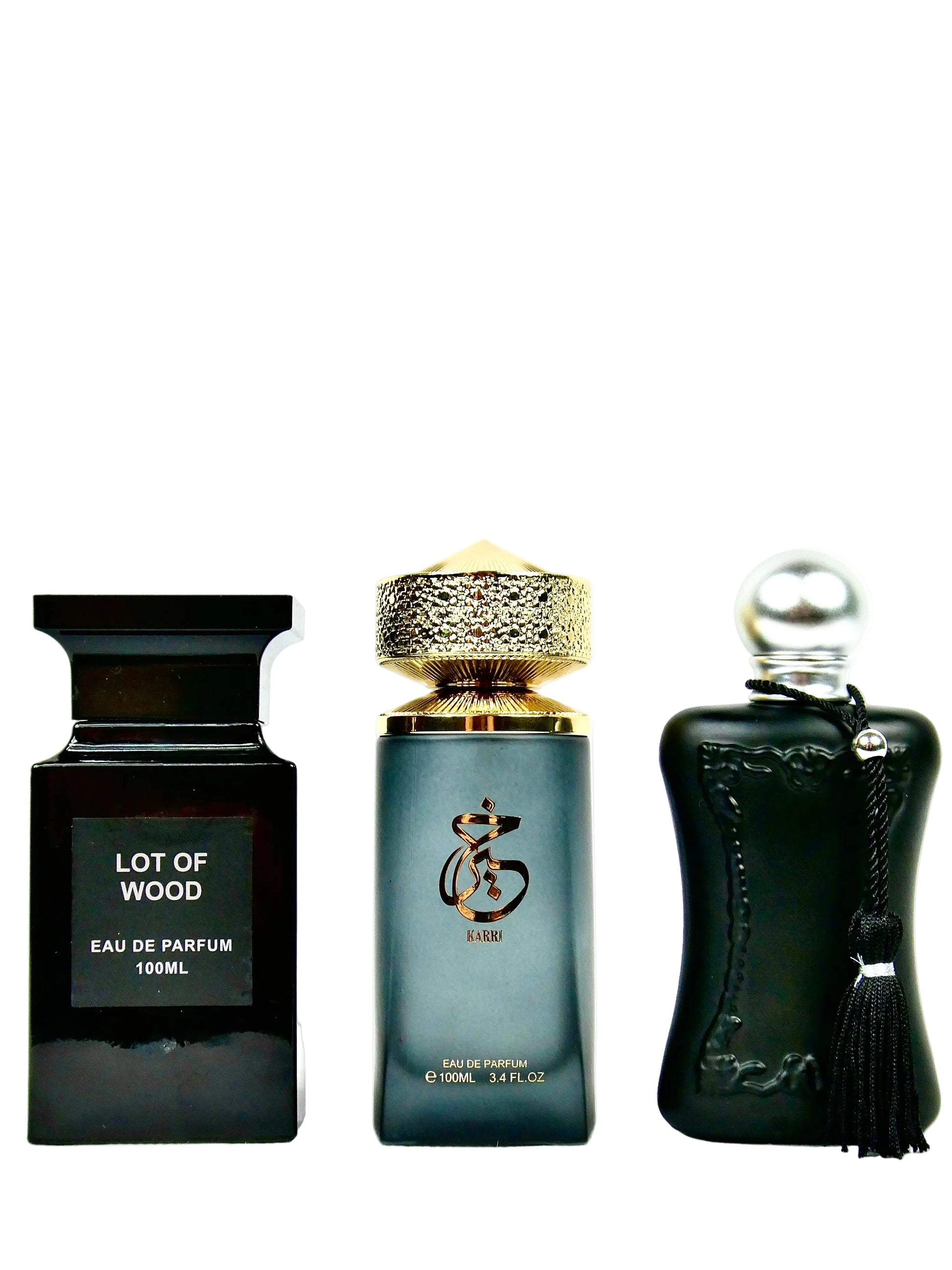 Set de 3 Parfumuri Arabesti Premium - Lot of Wood & Ramco Pierre Karri & Maiden Anna