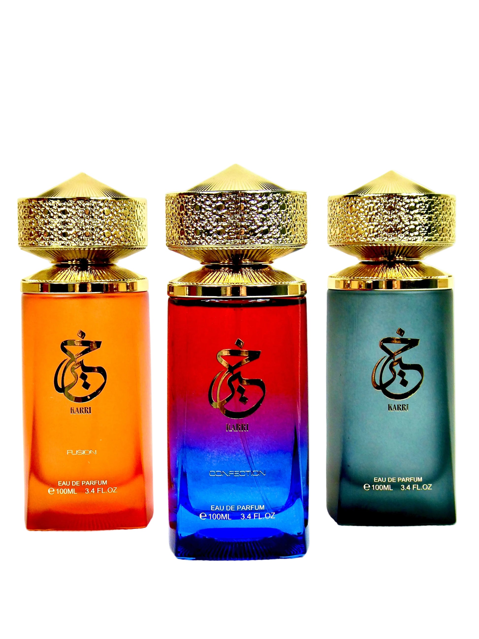 Set de 3 Parfumuri Arabesti Premium – Ramco Pierre Confection, Karri si Fusion