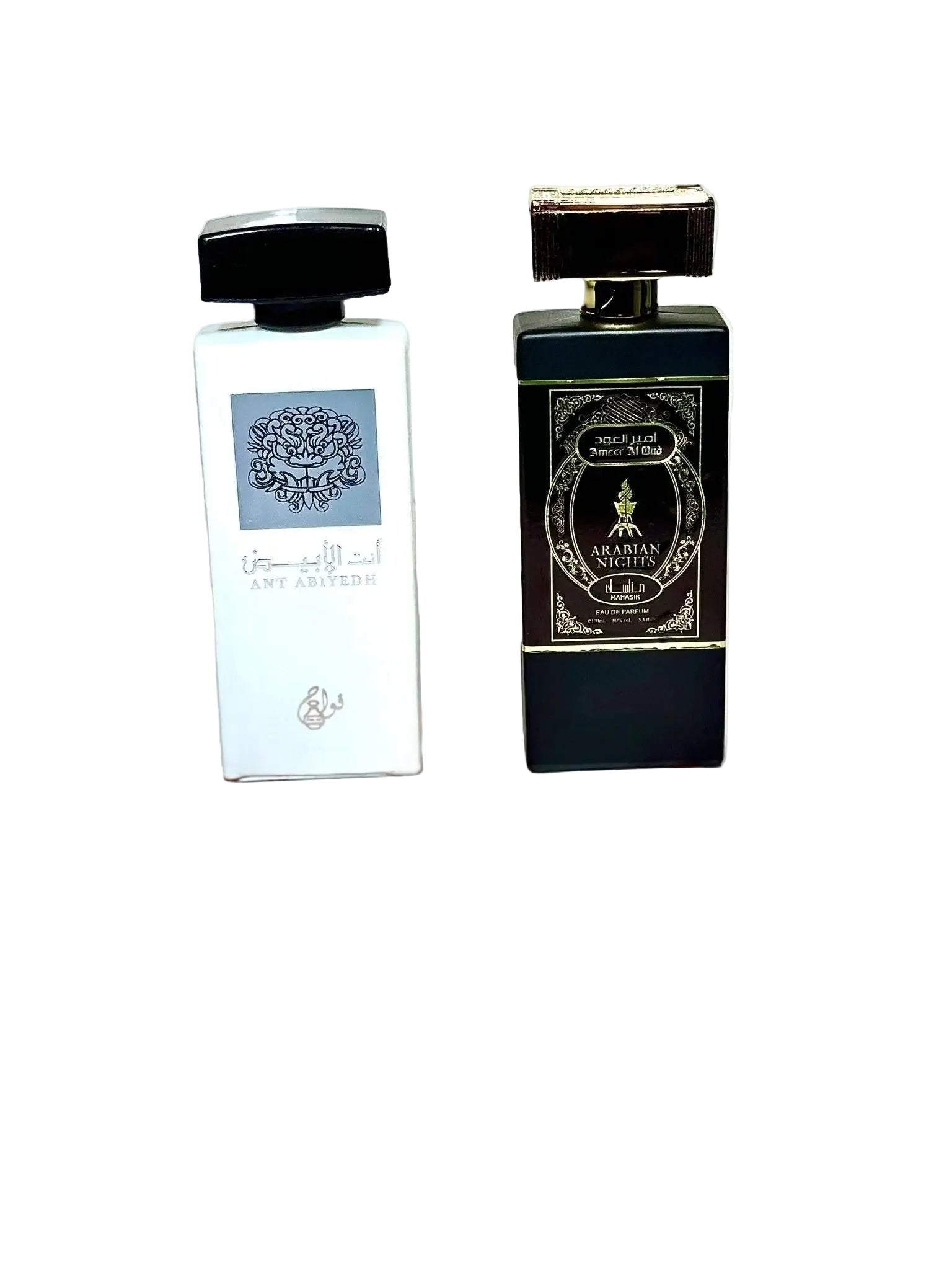 Set de 2 Parfumuri Arabesti premium – Ameer Al Oud Arabian Nights & Ant Abiyedh - AlegeCadoul