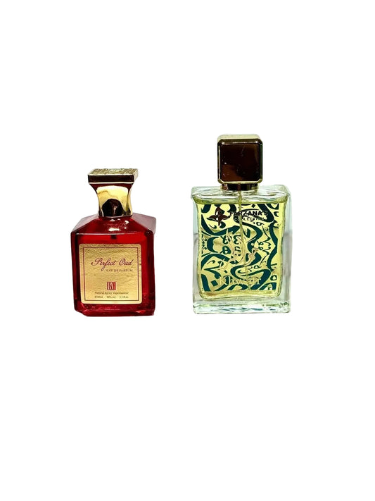 Set de 2 Parfumuri Arabesti Premium – Perfect Oud & Farzana’s Collection Khwatr - AlegeCadoul